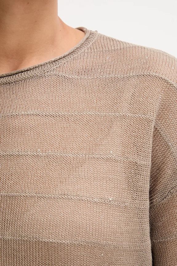 Hoss Intropia sweter 6382013 beżowy