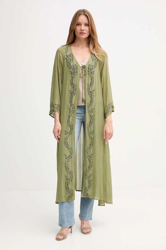 Hoss Intropia giacca oversize verde 5432680