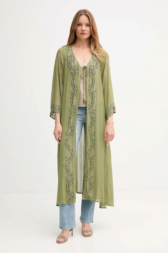 Hoss Intropia giacca oversize verde 5432680