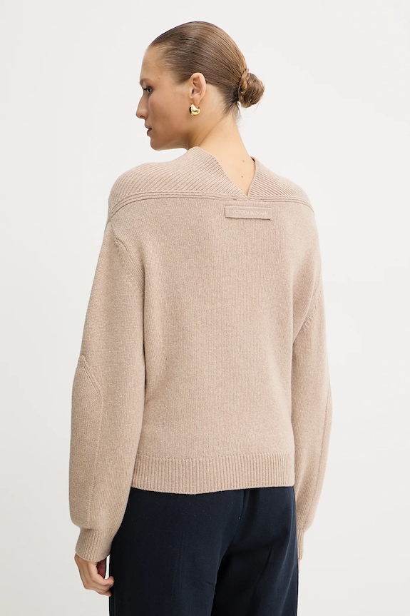Ρούχα Μάλλινο πουλόβερ Victoria Beckham 1325KJU006421A μπεζ