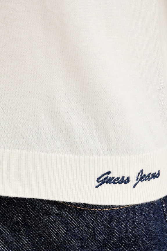 Guess Jeans cardigan din amestec de lână W5YR32.Z3HO2 bej