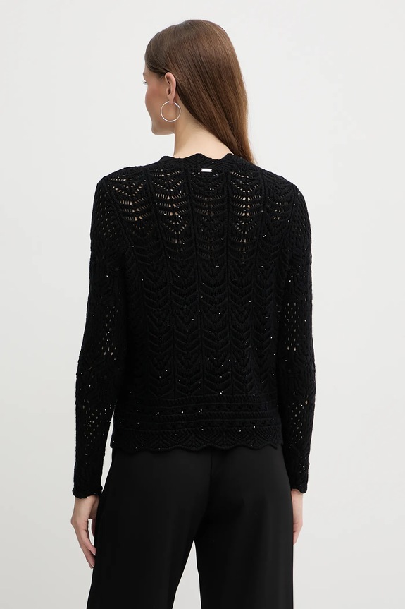 Îmbrăcăminte Fracomina cardigan FS25WT8016K53801 negru