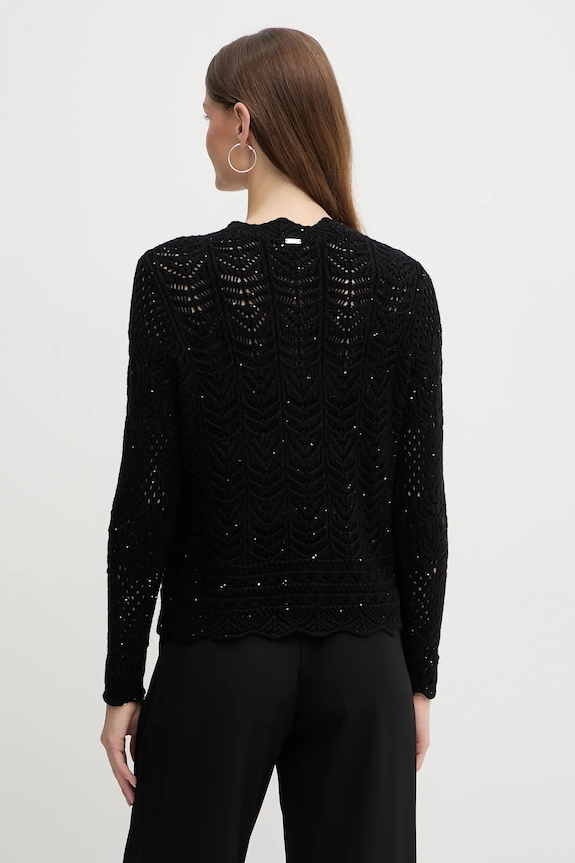 Îmbrăcăminte Fracomina cardigan FS25WT8016K53801 negru