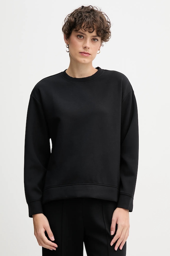 United Colors of Benetton bluză uni negru 3Y2F3M07M