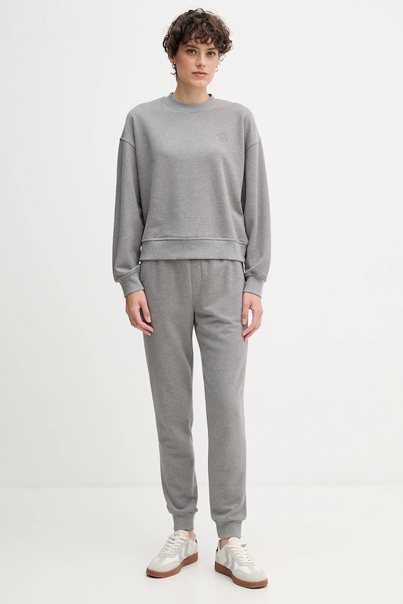 United Colors of Benetton bluză 3WNW3M07T gri AW25