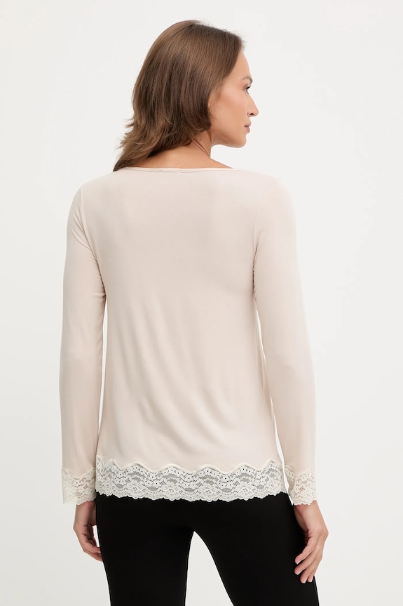 Abbigliamento United Colors of Benetton top notte 3Z123M07X beige