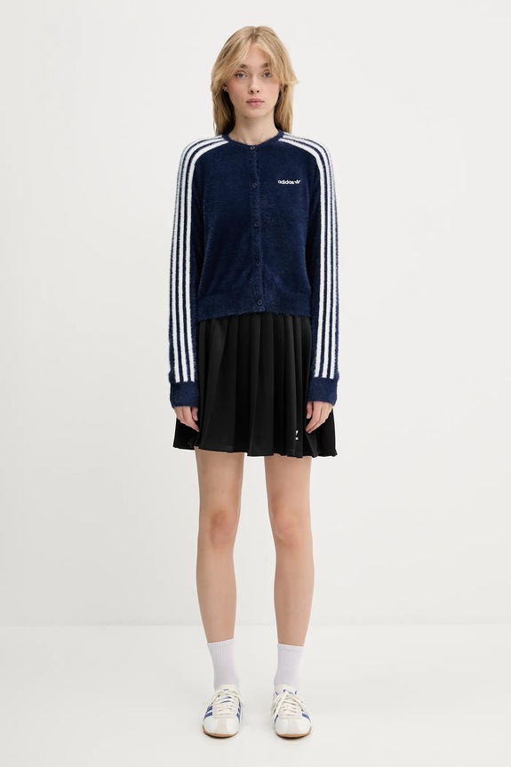 adidas Originals cardigan Fluffy Cardigan JW3644 navy