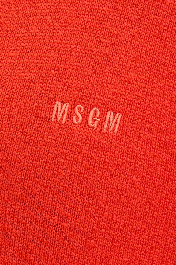 MSGM cardigan din lână 3941MDM218.257785 portocaliu