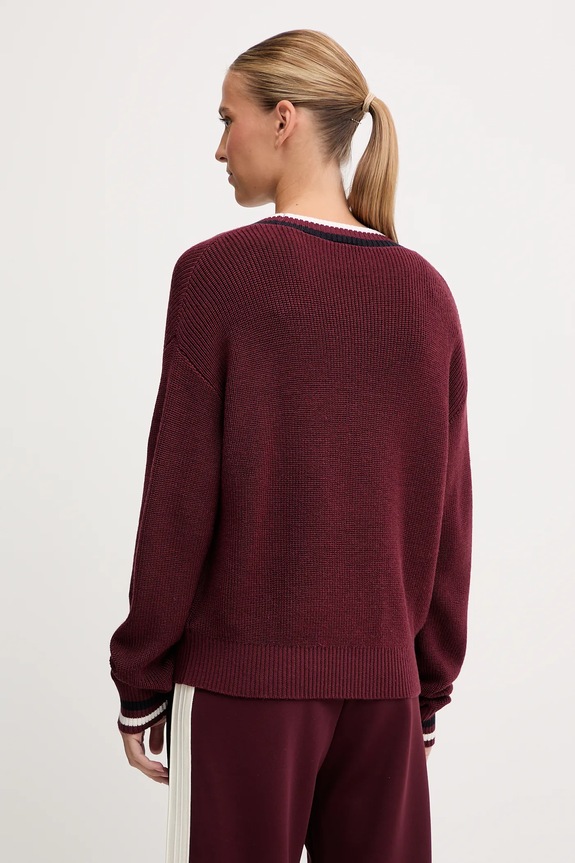 Odzież Guess sweter z dodatkiem wełny SABINA V5BR01.Z1152 bordowy