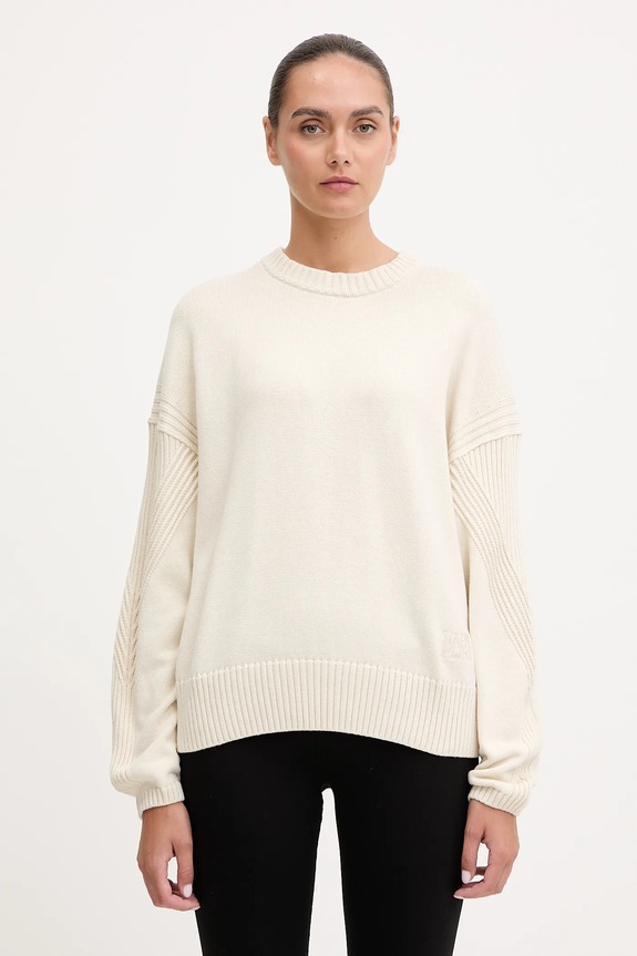 Napapijri sweter D-Sarca pozostałe beżowy NP0A892CN1J1