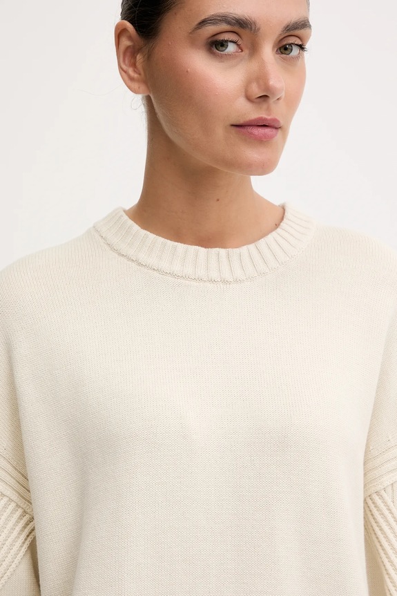 Napapijri sweter D-Sarca beżowy NP0A892CN1J1