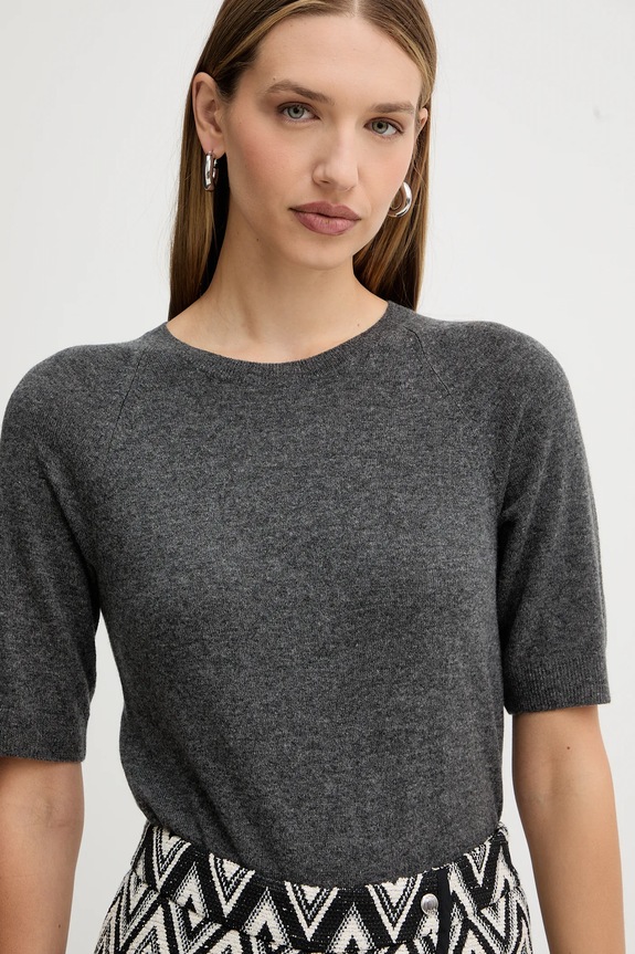 Vlnené tričko MM by Max Mara YEN sivá 2526366198600