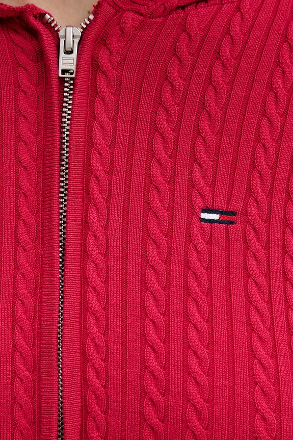 Tommy Jeans kardigan DW0DW21673 różowy