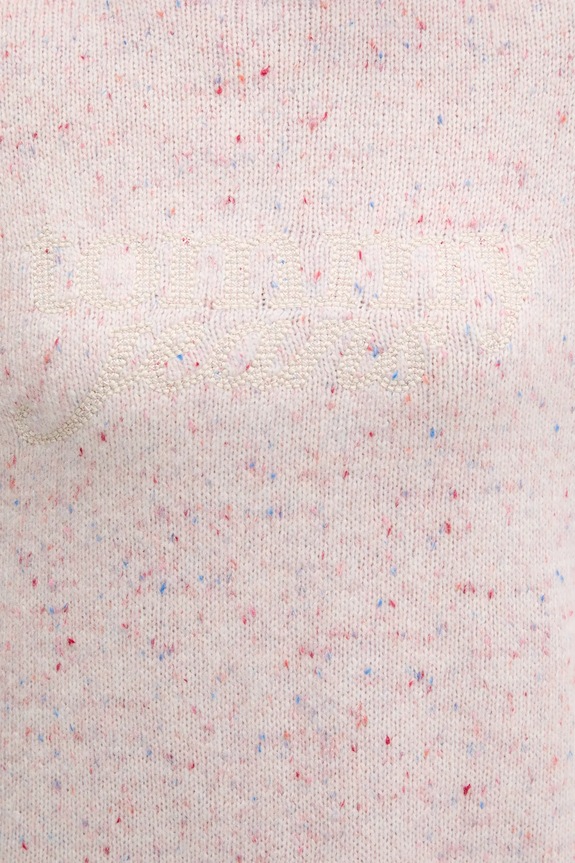 Πουλόβερ με προσθήκη μαλλιού Tommy Jeans DW0DW21687 ροζ