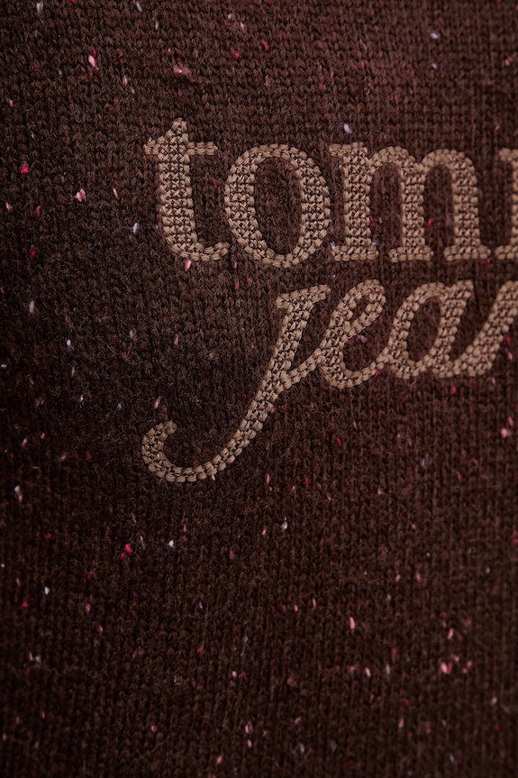 Tommy Jeans pulover din amestec de lână DW0DW21687 maro