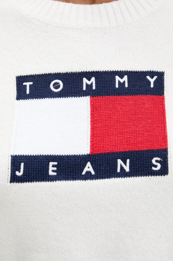 Sveter Tommy Jeans DW0DW21690 béžová