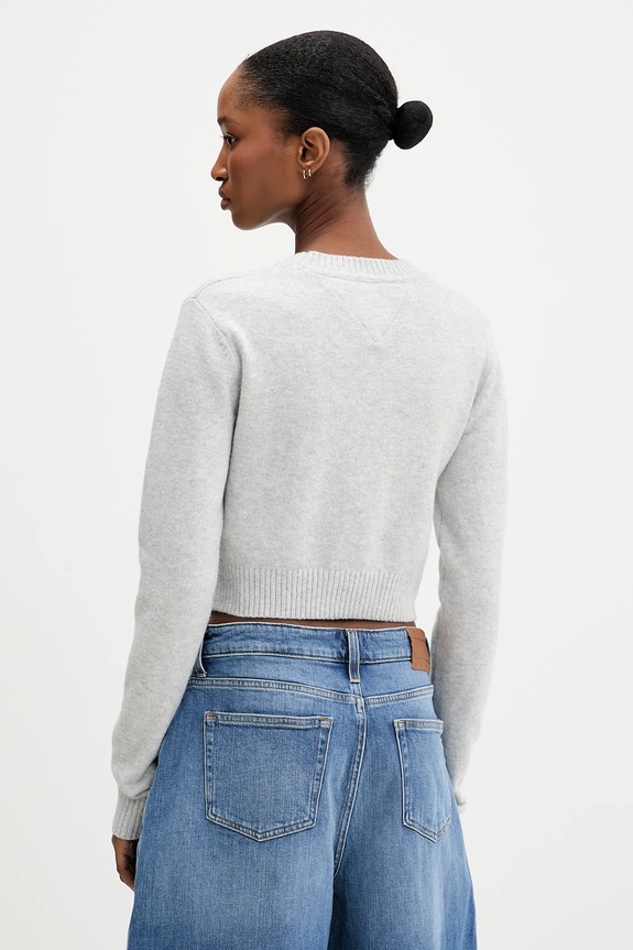 Oblečenie Sveter Tommy Jeans DW0DW21690 sivá