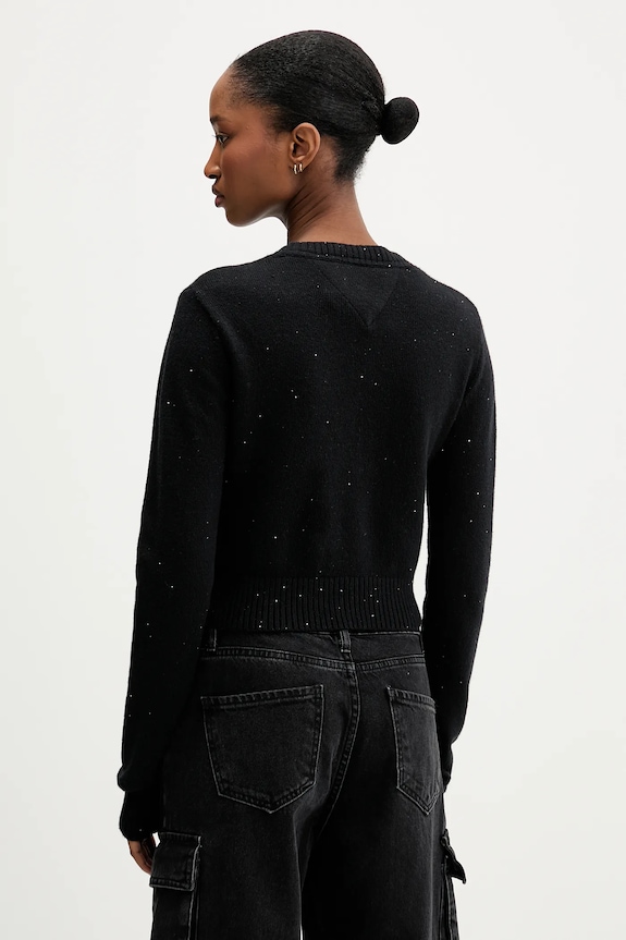 Oblečenie Sveter Tommy Jeans DW0DW21690 čierna