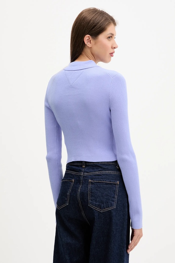 Ρούχα Πουλόβερ Tommy Jeans DW0DW21829 μωβ