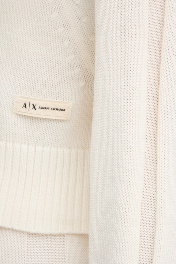 Armani Exchange pulover din amestec de lână XW000767.AF13774 bej