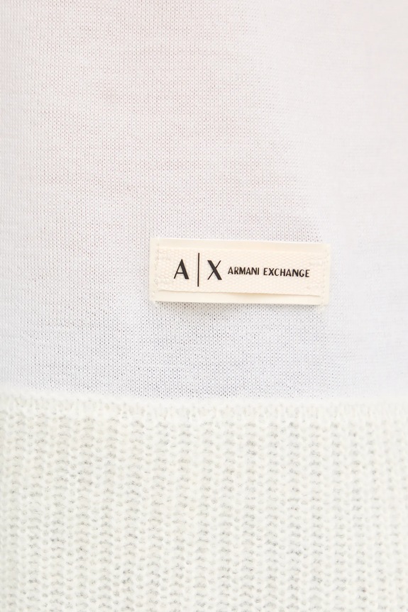 Armani Exchange gyapjú pulóver XW000772.AF16602 bézs