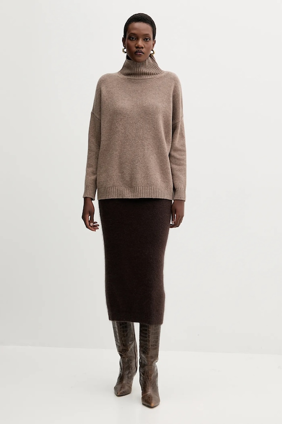 Weekend Max Mara pulover de lână BORGIA 2525366112600 maro AW25