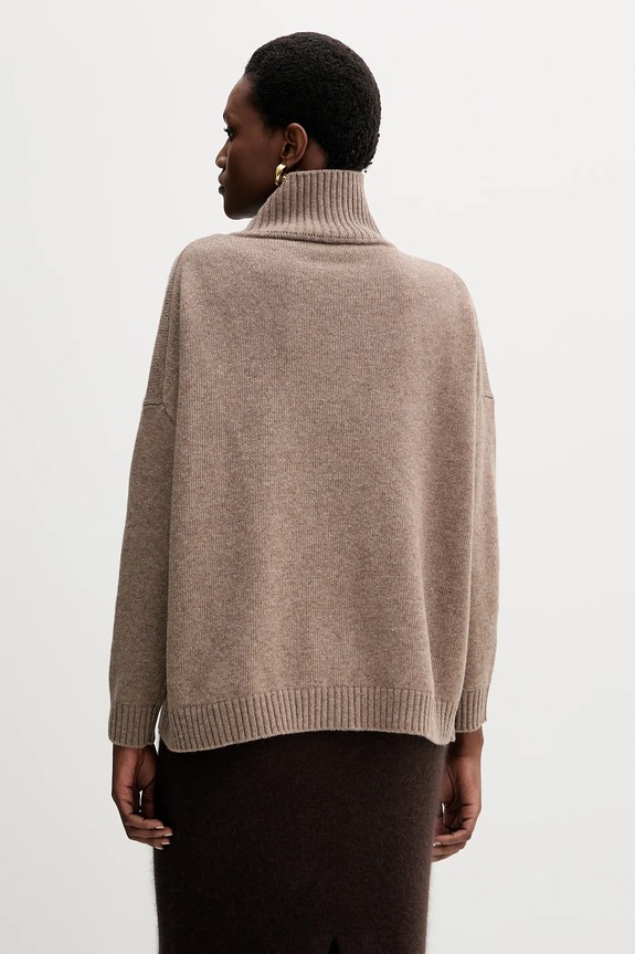 Îmbrăcăminte Weekend Max Mara pulover de lână BORGIA 2525366112600 maro