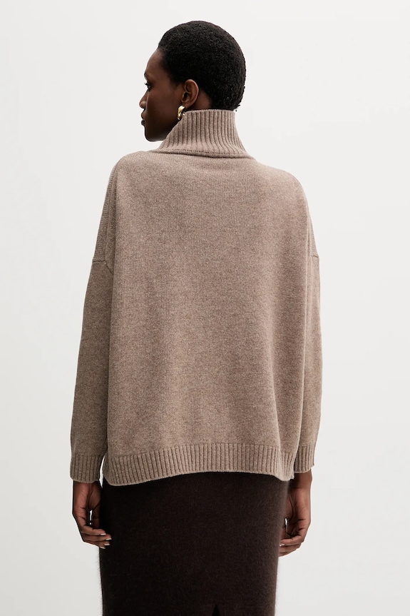 Îmbrăcăminte Weekend Max Mara pulover de lână BORGIA 2525366112600 maro