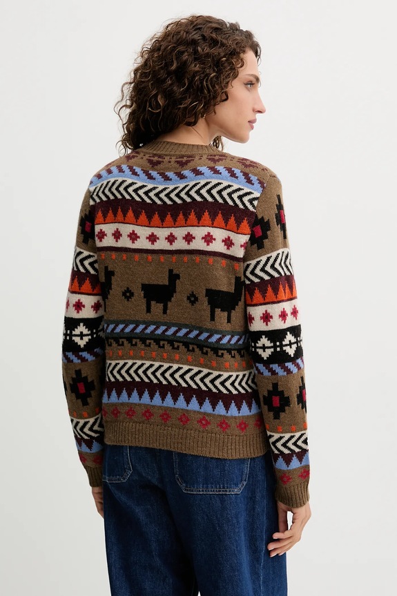 Ruházat Weekend Max Mara pulóver alpaka gyapjú keverékből QUIRITE 2525366302600 barna