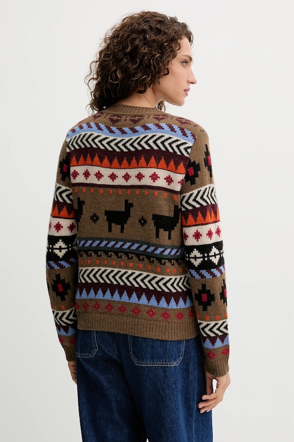 Ruházat Weekend Max Mara pulóver alpaka gyapjú keverékből QUIRITE 2525366302600 barna