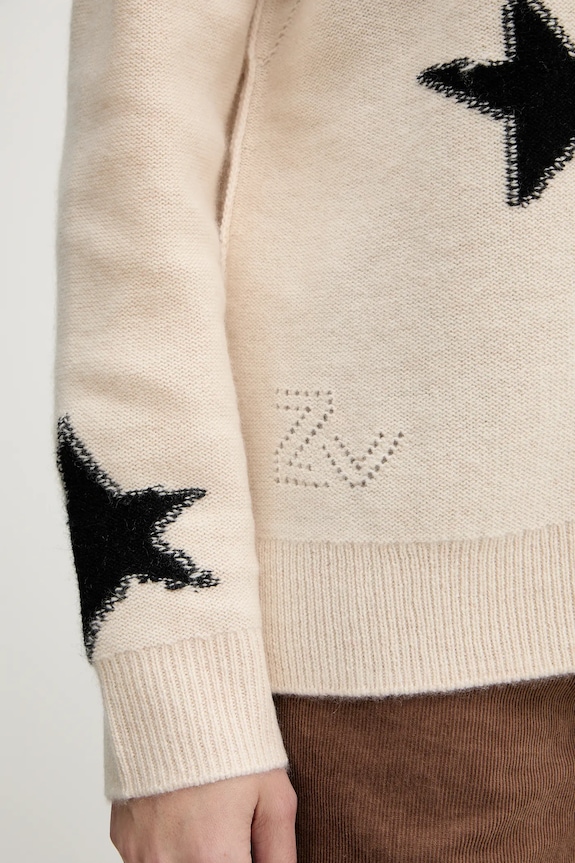 ZADIG&VOLTAIRE kasmír kardigán KWCA01626 bézs