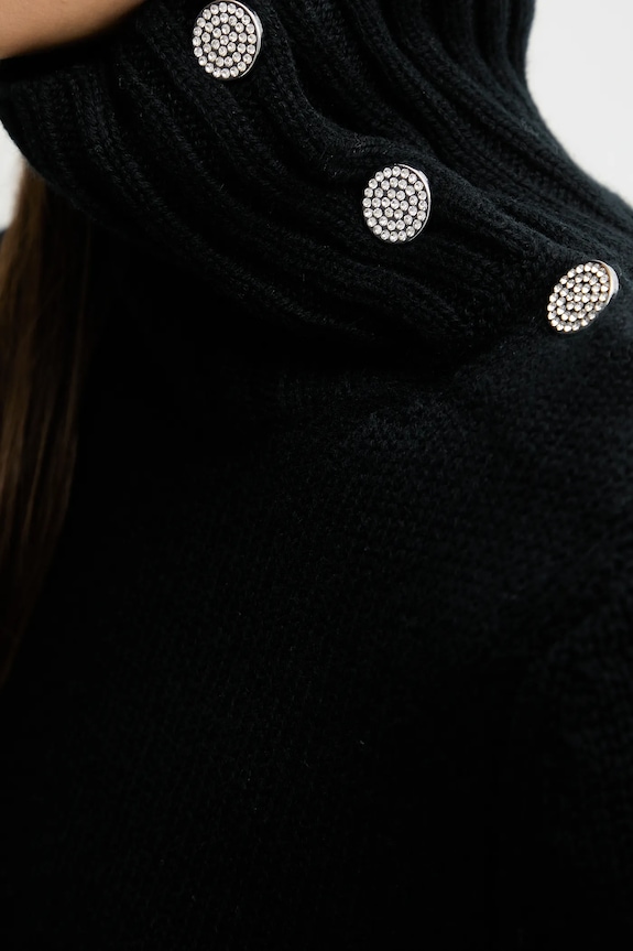 Kašmírový sveter ZADIG&VOLTAIRE KWSW02923 čierna
