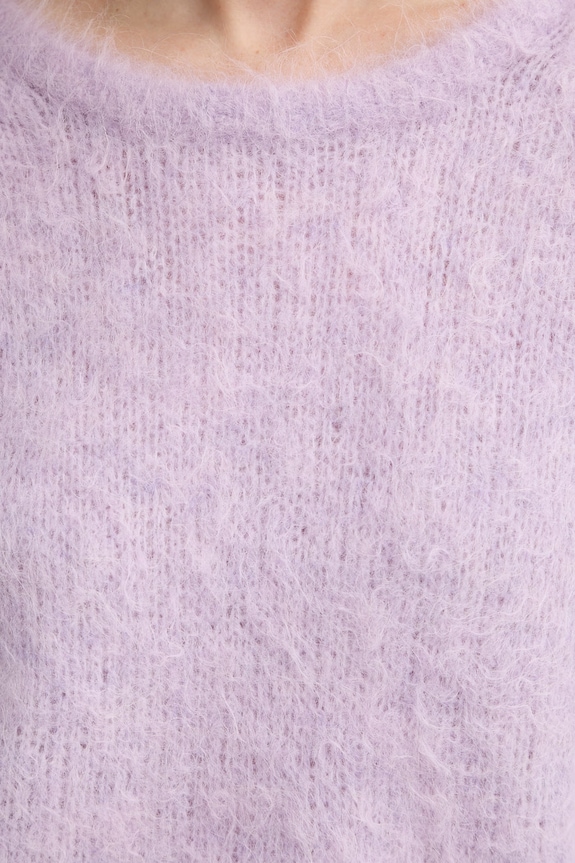 Vuneni pulover American Vintage NIB18A ljubičasta