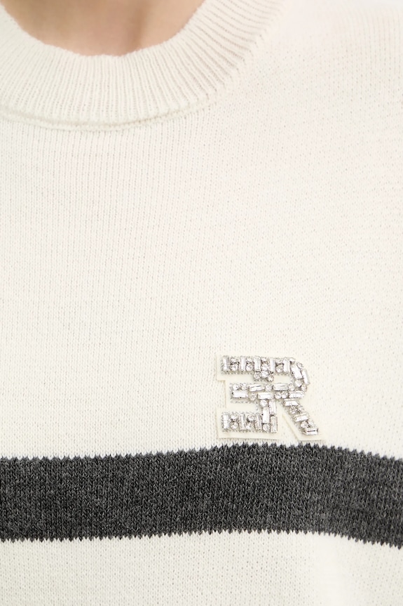 ERMANNO Firenze sweter wełniany 57TM066EA5AP beżowy