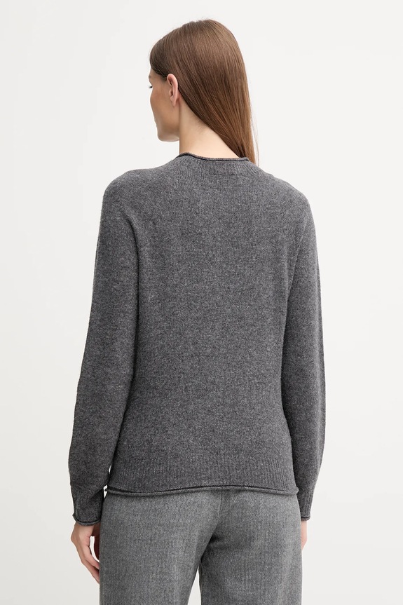 Odzież Lacoste sweter wełniany AF4160 szary