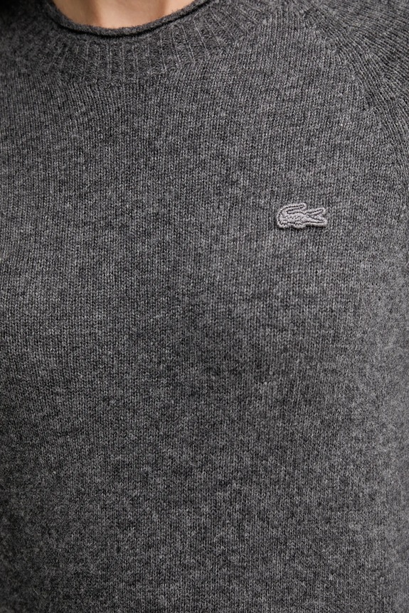 Lacoste sweter wełniany AF4160 szary