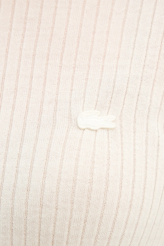 Lacoste sweter wełniany AF4189 beżowy