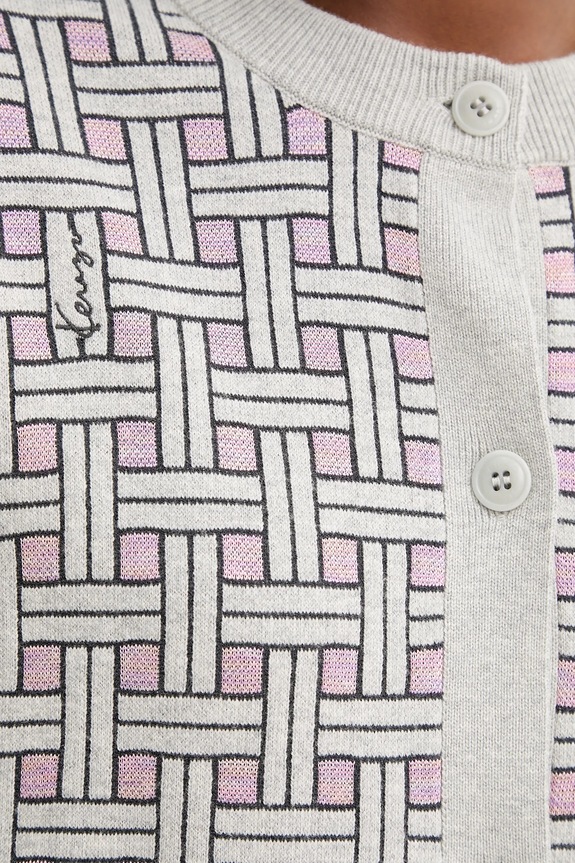 Kenzo cardigan din amestec de lână FF62CA7033CQ gri