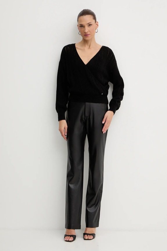 Guess sweter z dodatkiem wełny IZABELLA W5BR90.Z3HQ0 czarny AW25