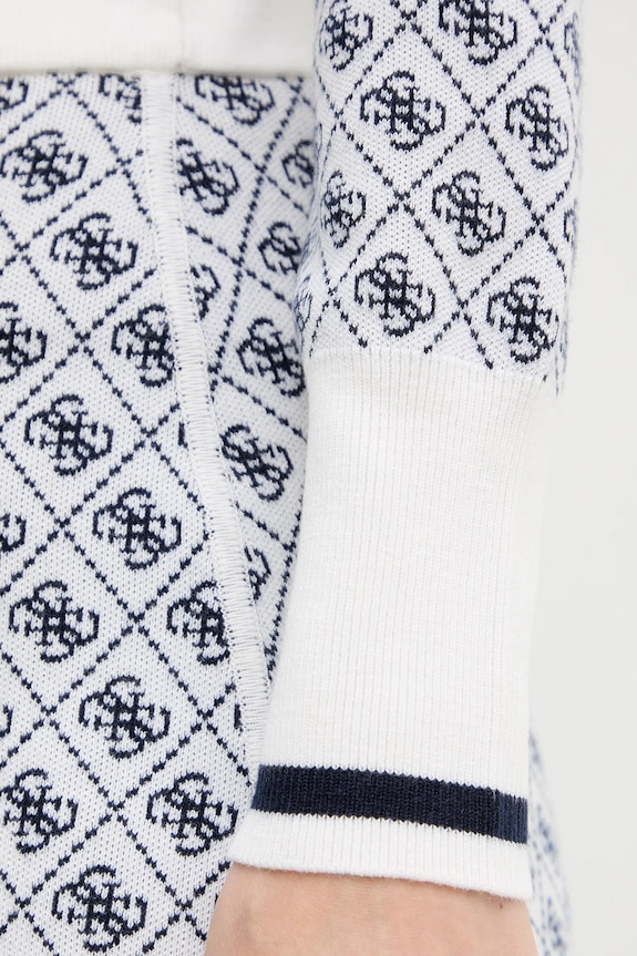 Guess sweter z dodatkiem wełny AUBREY W5BR24.Z3JD2 beżowy