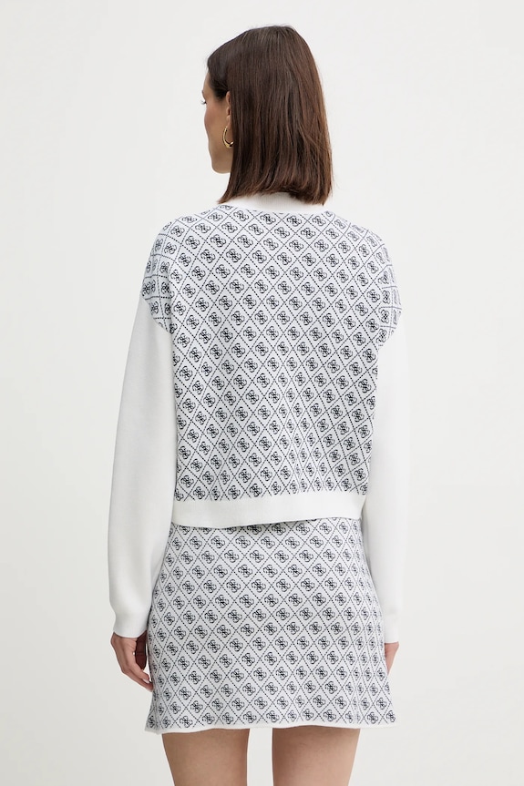 Îmbrăcăminte Guess pulover din amestec de lână AUBREY W5BR23.Z3JD2 bej