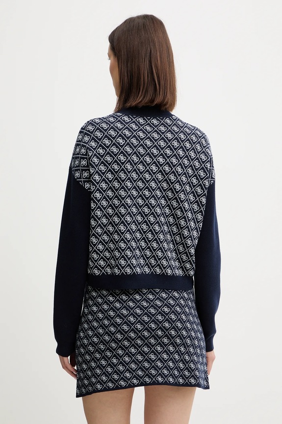Îmbrăcăminte Guess pulover din amestec de lână AUBREY W5BR23.Z3JD2 bleumarin