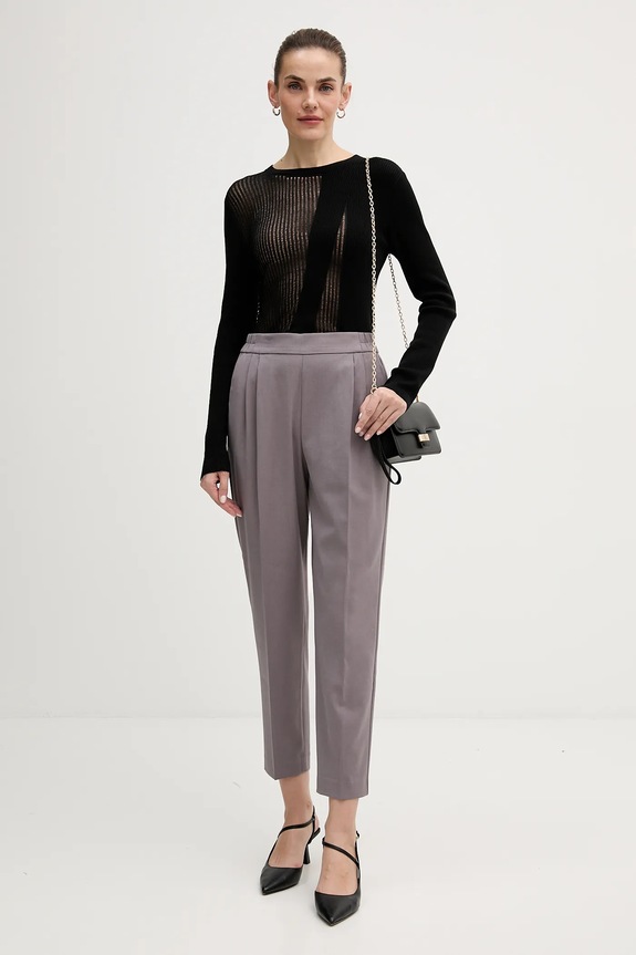Sisley pulover de bumbac 10C1L106M negru AW25