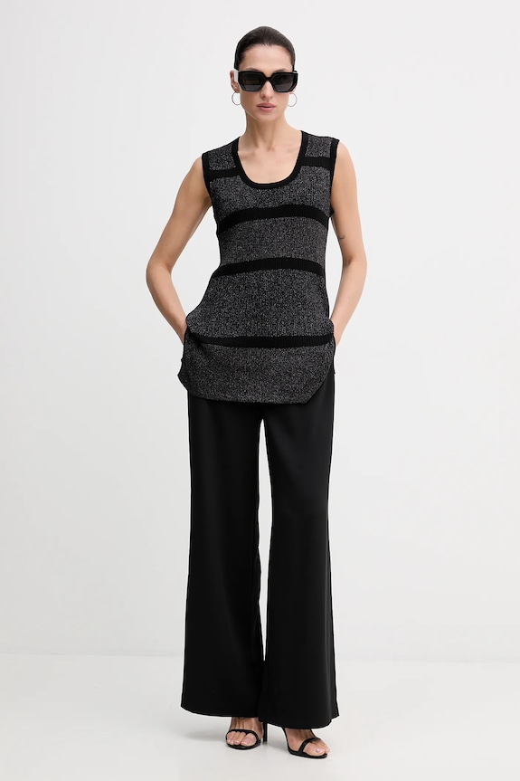 Sisley pulover 1194LH00M negru AW25