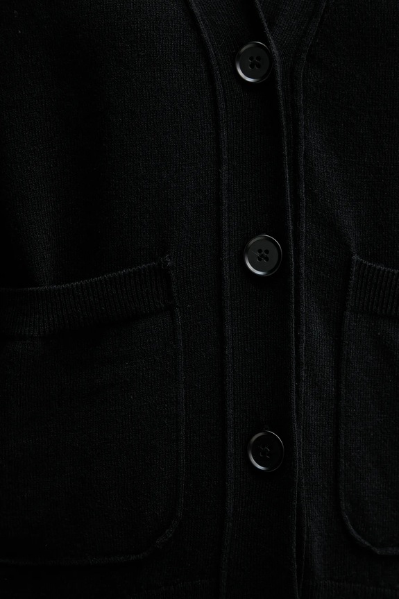 Jopica s primesjo volne Sisley 1KHTM602P črna