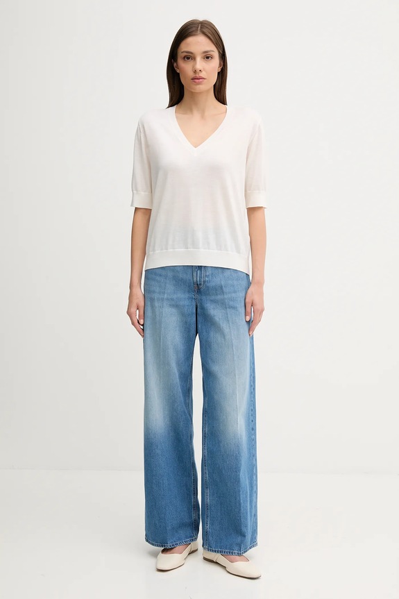 Joop! gyapjú pulóver 30047627 bézs AW25