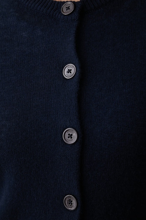 Joop! sweter damski kaszmirowy 30044783 granatowy