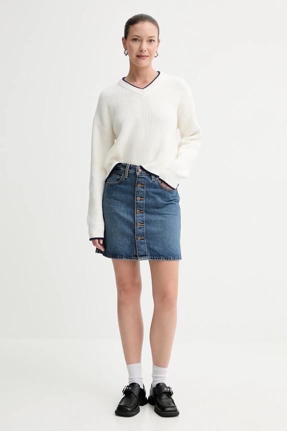 Πουλόβερ με προσθήκη μαλλιού Levi's 0037O μπεζ AW25