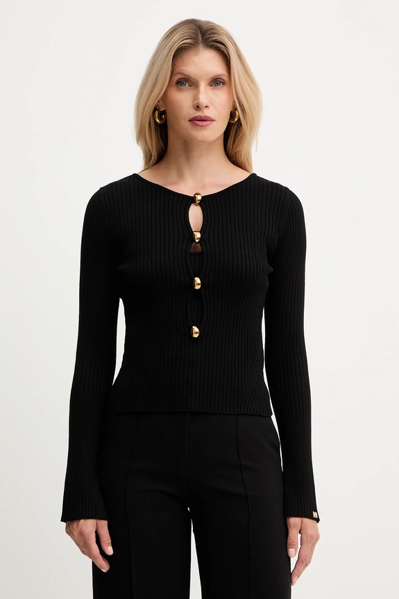Sveter Marciano by Guess AGATHE okrúhly čierna 5BGR44.5891Z