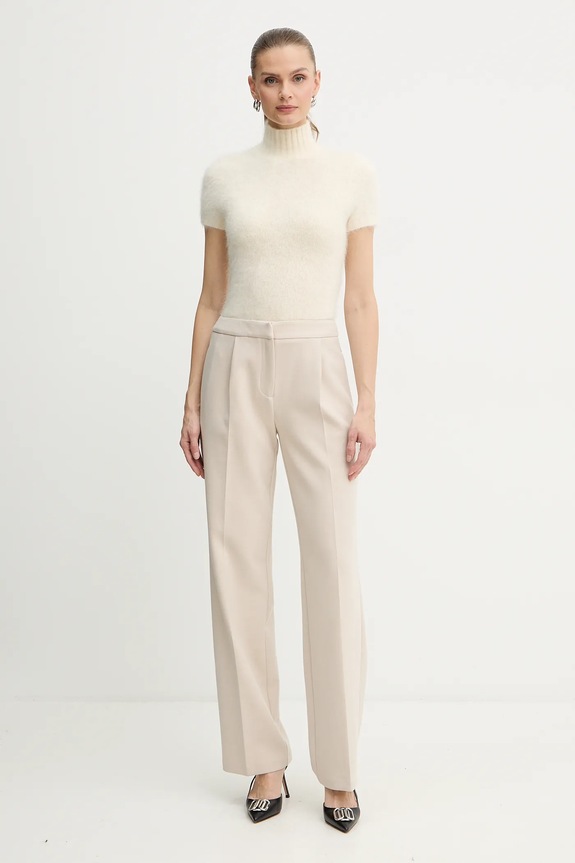 Marciano by Guess sweter z dodatkiem alpaki AGNES 5BGR10.5794Z beżowy AW25